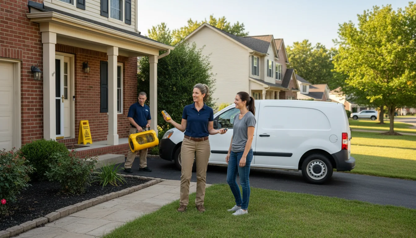 Water restoration image for Dehumidification And Cleanup Services in Seneca, KS